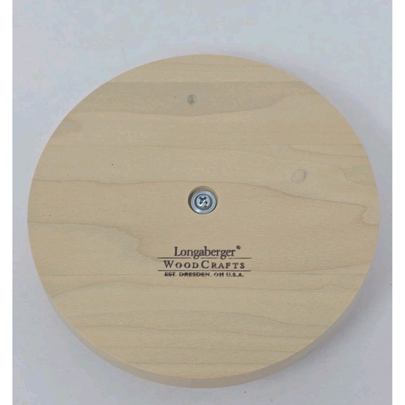 Longaberger Easter Picket Pail Basket Set  Lid Liner Protector Bunny Knob New main image 6